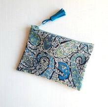 Charger l'image dans la galerie, Petite pochette Porte monnaie en tissu Liberty Bourton / Trousse Liberty of London