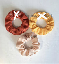 Charger l'image dans la galerie, Chouchou élastique cheveux pour enfant en double gaze de coton