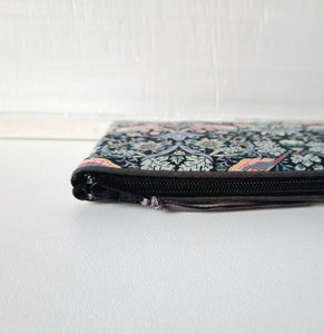 Etui à lunettes molletonné en tissu Liberty of London Strawberry Thief / Cadeau femme