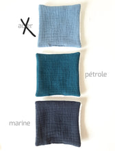 Charger l'image dans la galerie, Lingettes démaquillantes lavables en double gaze de coton et éponge de bambou / coton lavable réutilisable / lingettes démaquillantes à l'eau