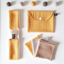 Charger l&#39;image dans la galerie, Kit bien être (lingettes - pochette à savon - bandeau) / idée cadeau femme
